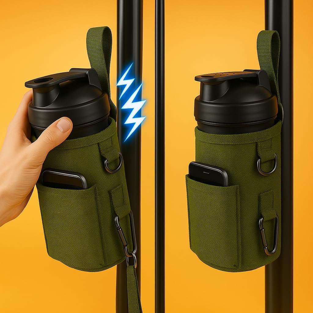 Porte bouteille d'eau/gourde magnétique