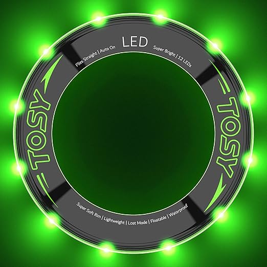 Ring volant – Frisbee RVB super lumineux 16 millions de couleurs avec LED