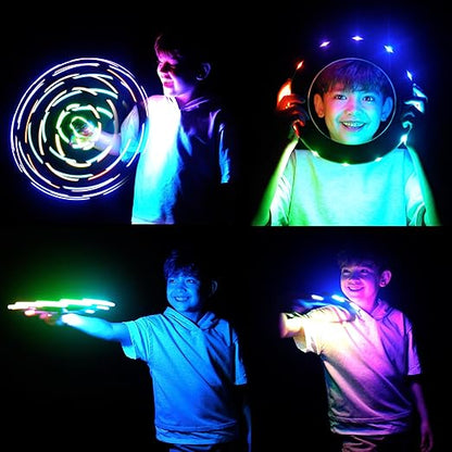 Ring volant – Frisbee RVB super lumineux 16 millions de couleurs avec LED