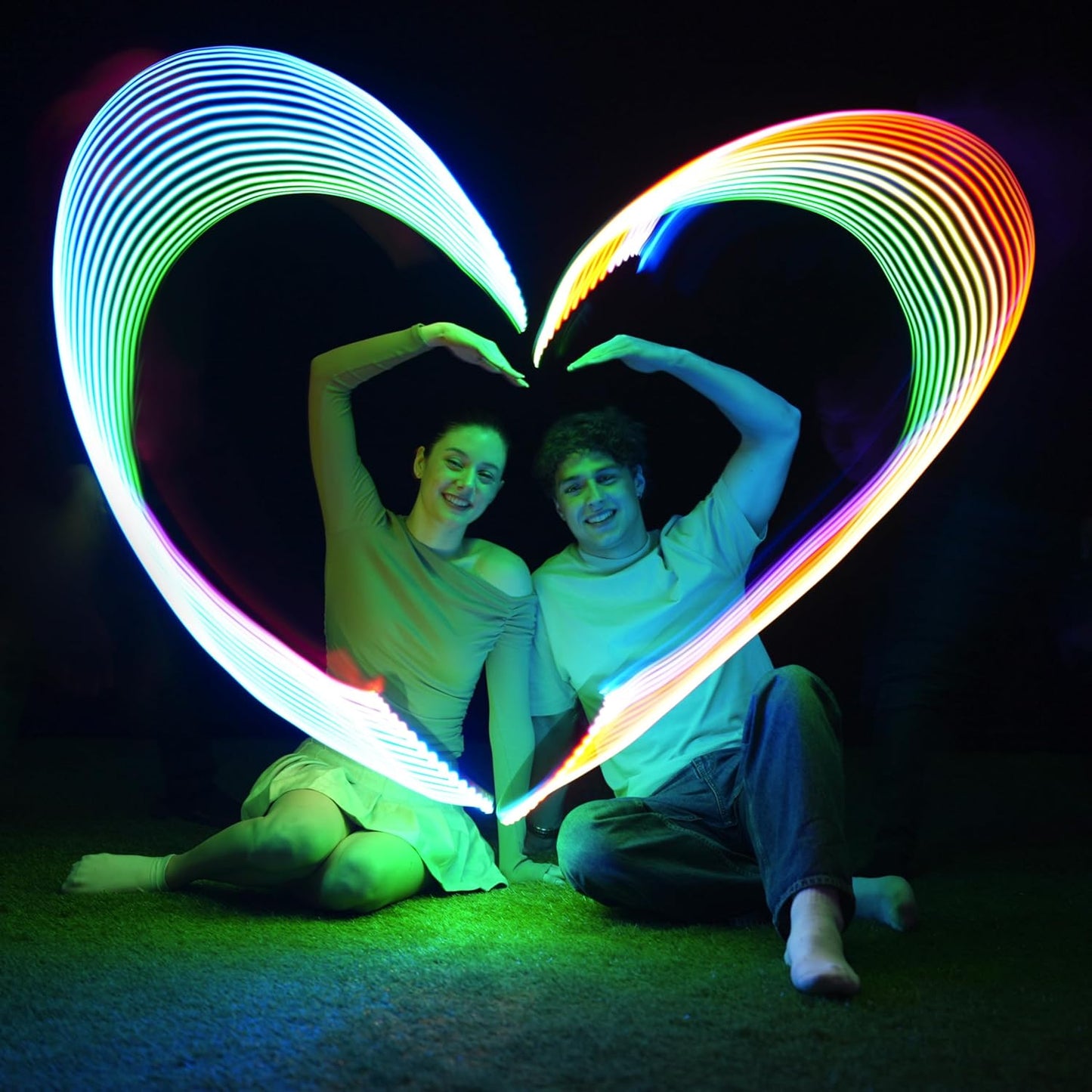 Ring volant – Frisbee RVB super lumineux 16 millions de couleurs avec LED