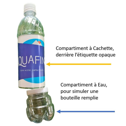 Bouteille d'Eau Cachette Secrète avec Double Fond