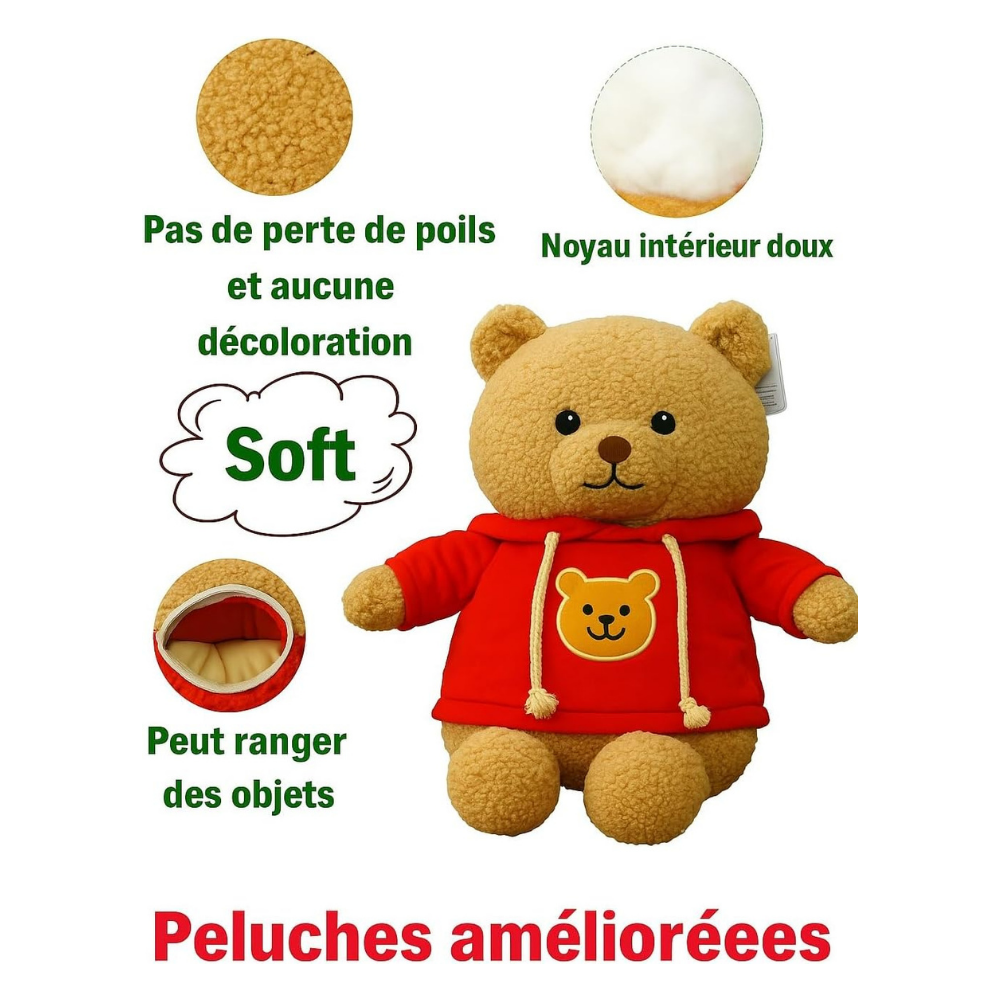 Ours en Peluche Cachette Secrète
